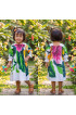 Hand Painted Rayon Kids Dress Hand Painted Rayon Kids Dress